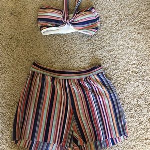 Striped crop set